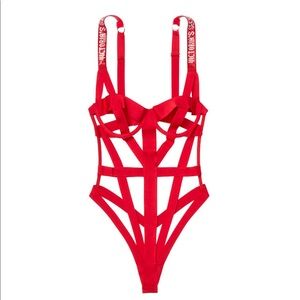 COPY - Banded Logo Shine Strap Teddy